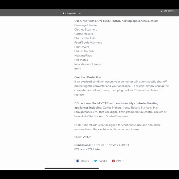 Travel voltage adapter - Picture 5 of 5